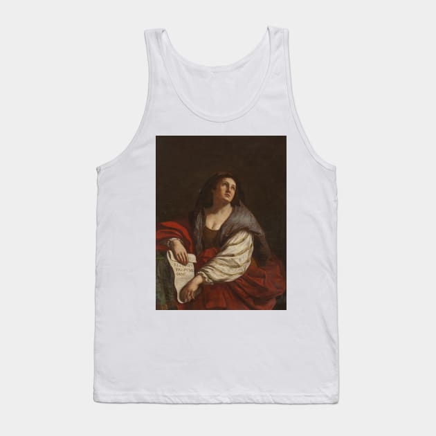 The Cimmerian Sibyl by After Guercino Tank Top by Classic Art Stall